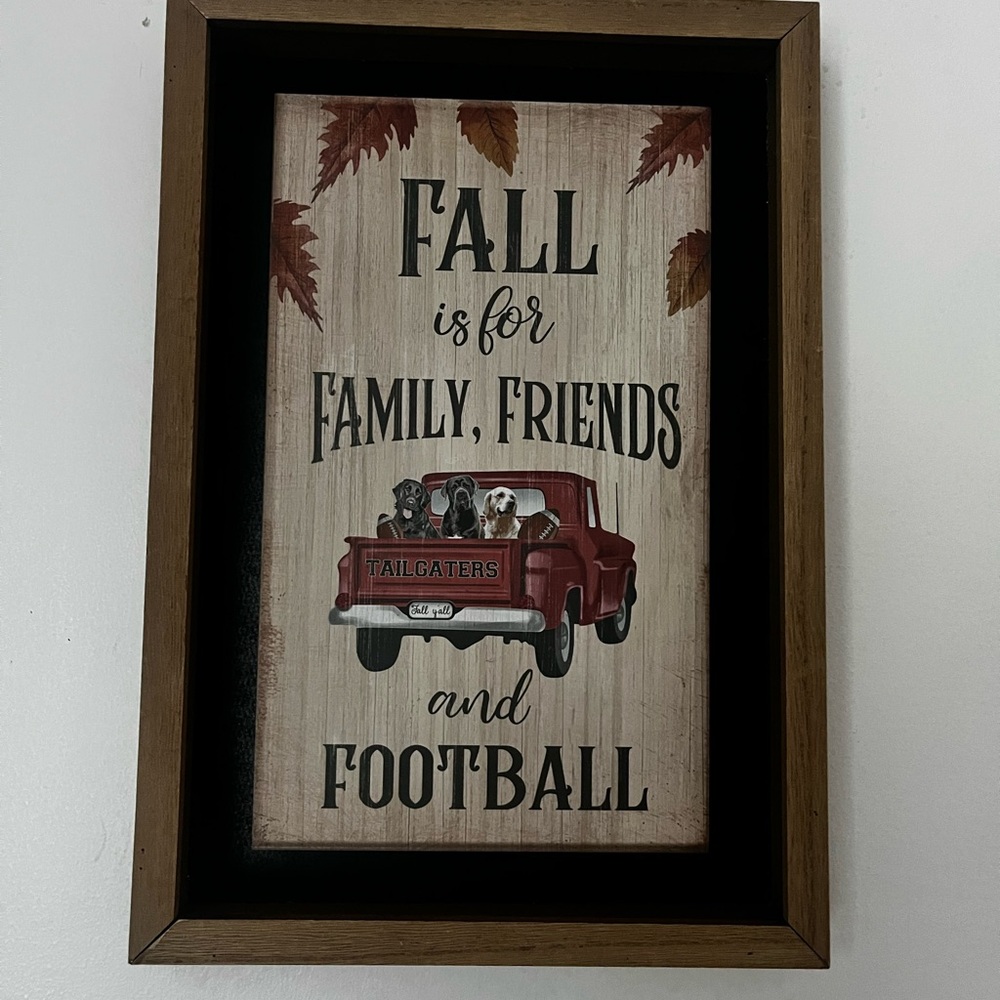 Ashland Farmhouse Fall & Football Wall Decor
